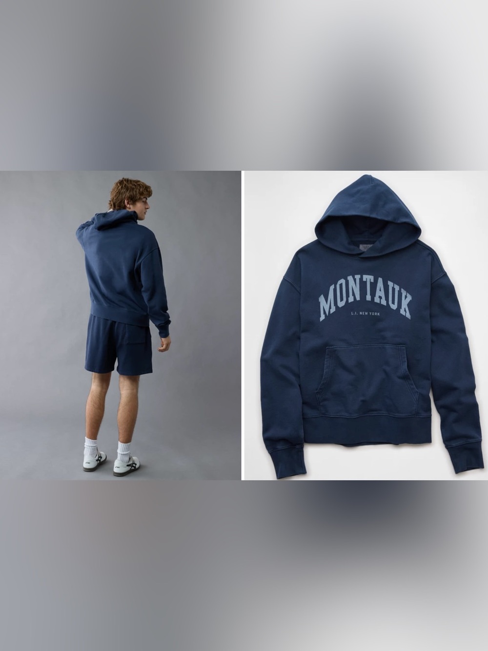 American Eagle Montauk Graphic Hoodie